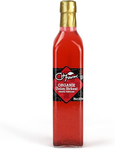 CityFarm Organik Üzüm Sirkesi 500 Gr
