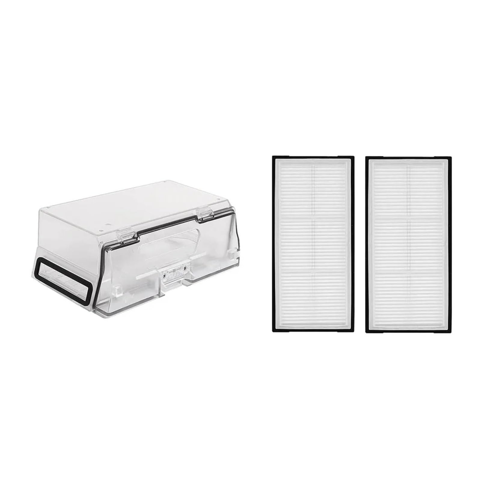 kvcccss Dust bin ，Compatible For Roborock， S7 S70 S75 G10 T7splus T7s Robot Vacuum Cleaner Box Hepa Filter Spare Part with Accessory(SET1)