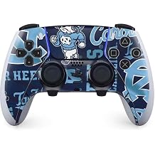 Skinit Decal Gaming Skin Compatible with PS5 DualSense Edge Pro Controller - Officially Licensed University of North Carolina Tar Heels Design