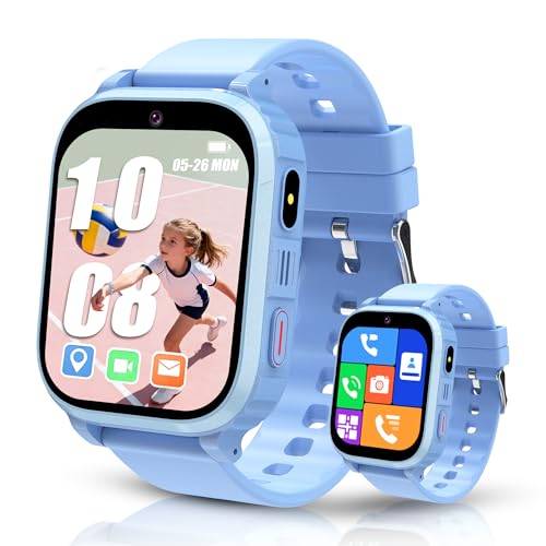 Montre connectée enfant fille avec podomètre et traceur rose