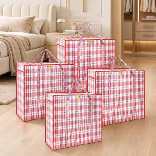 Image of Storite 4 Pack 189L Multi-Purpose Heavy Duty Underbed Storage Bag