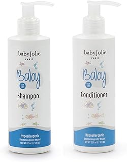 Baby Jolie Baby Shampoo and Conditioner Set for infant and toddlers | Tear Free Shampoo