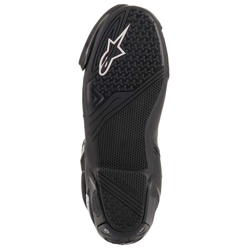 Alpinestars SMX Plus V2-Stivali Nero/Rosso Giallo Fluo, Abbigliamento per Motocicletta Unisex-Adulto