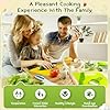 Chanking 13 Pieces Kids Safe Knife Set for Real Cooking Child-Friendly Plastic Chef Tools Montessori Kitchen Toys for Toddlers with Bright Colors Gifts for Boys and Girls #4