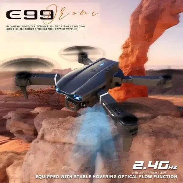 Image of BrUsHlEsS-fOlDaBlE-DrOnE-WiTh-hQ-WiFi-cAmErA-ReMoTe-cOnTrOl-fOr-kIdS-QuAdCoPtEr-wItH-GeStUrE-SeLfIe-fLiPs-bOuNcE-MoDe-aPp-oNe-kEy tAkE-OfF (E99)