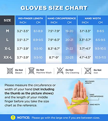 Emitglam Winter Gloves Men & Women Made With 3M Premium Insulation, Waterproof Snow Ski Gloves With 10 Touchscreen Fingers & 5-Layer Fabric, Windproof Thermal Warm Gloves For Cold Weather #TOP5