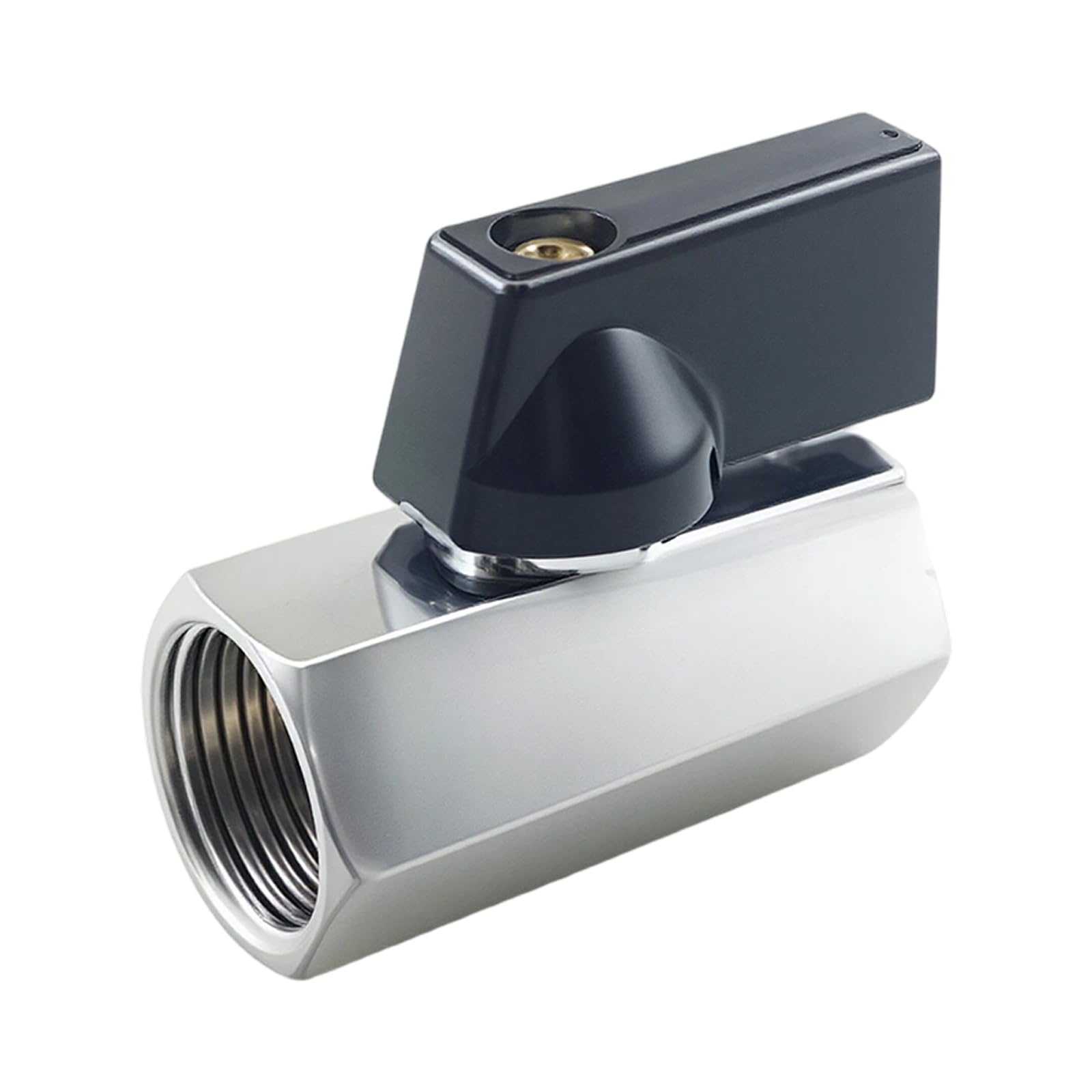 Carotoe D Compact Inline Shutoff Fitting Brass Line Control Part With Lever Handle For Repair An Utility Installation Work Manual Shutoff Inline Control Branch Line Utility Fitting Plumbing Repair Pneumatic