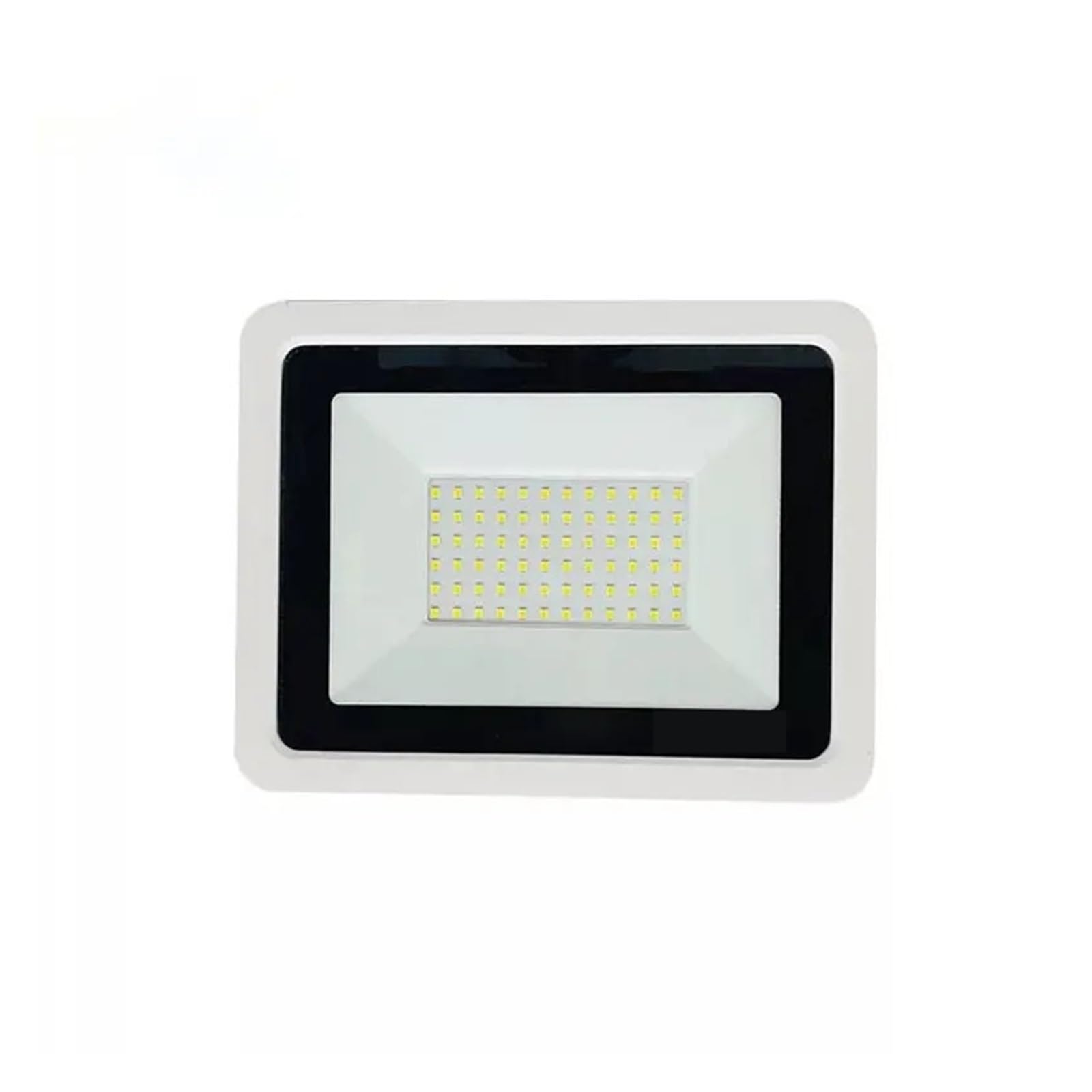 JOLIANE White Shell Spotlight Ultra Thin Led Flood Light Spotlight Outdoor IP65 Path Garden Street Gate Wall Lamp Flood Lighting(100W)