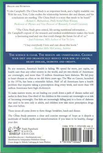 The China Study: The Most Comprehensive Study o... 1932100660 Book Cover