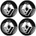 4 Pcs Coche Tapas Centrales Llantas, para Renault Duster Logan Clio Scenic Laguna Megane 60mm Tapas Rueda Centro Tapacubos Coche Insignia Del Polvo Accesorios Estilo
