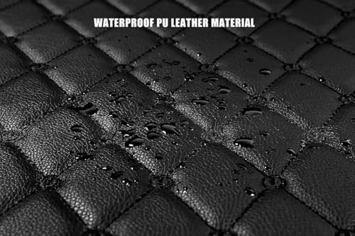 Image of CARNEST 7D Buket Car Floor Mat 5Pcs Set Universal Fit | Triple Stitch Waterproof & All-Weather Anti-Slip Car Mats Compatible with - IKON,Black