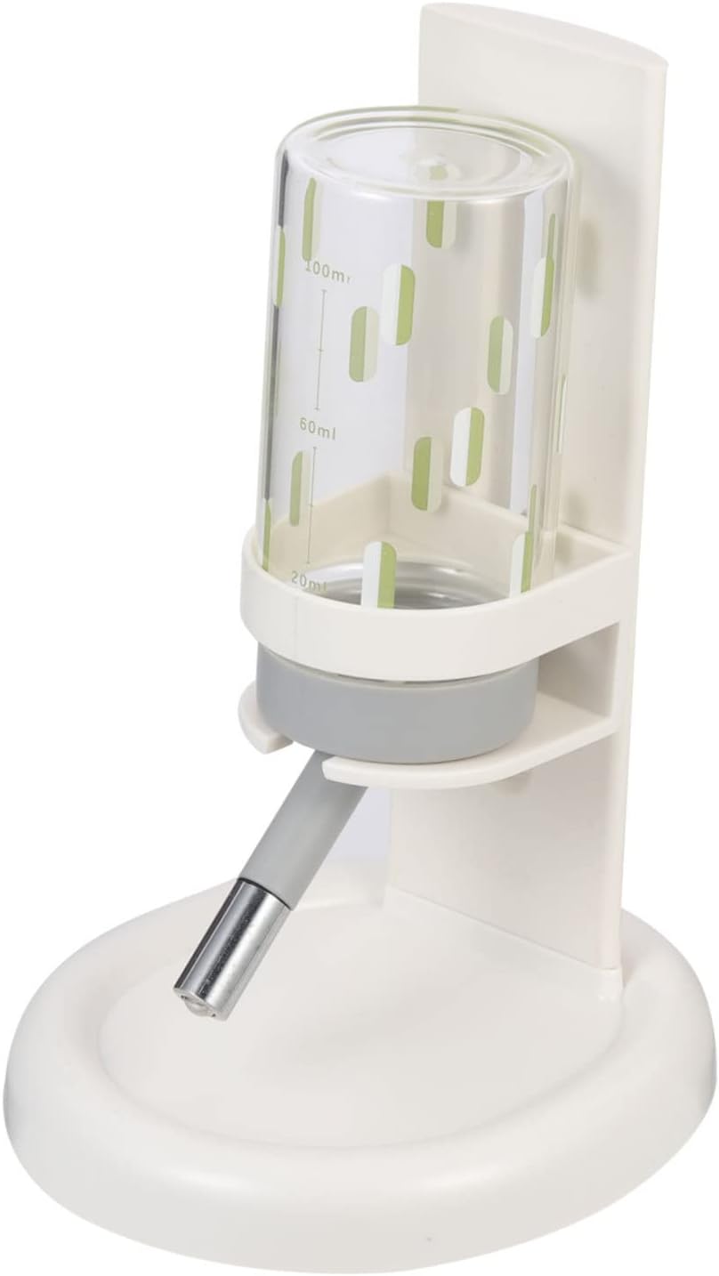 GANAZONO Adjustable Hamster Water Feeder Rack Leak-Proof PET Drinking Fountain Height Adjustable Water Bottle for Hamster and Small Animals for PET Cage Accessories