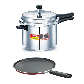 Prestige Kitchen Starter Pack (Pressure Cooker 5 L + Omni Tawa 280 mm)