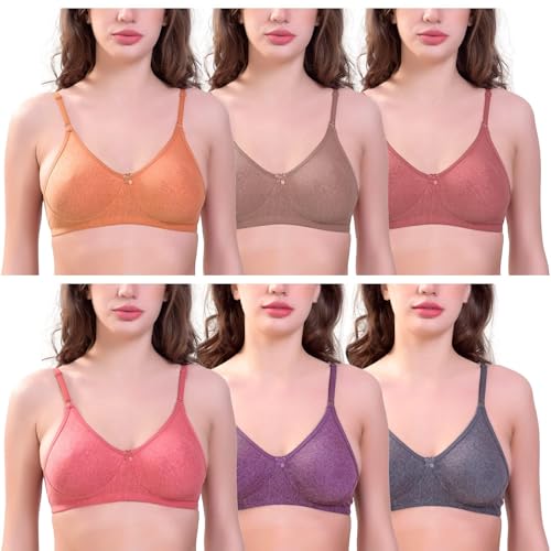 Image of SkyBeauty Premium Women's Non Padded Every Day Bra Multi-Pack