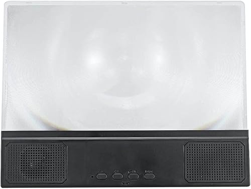 Miniatura 7 de 12 pulgadas 3D pantalla de teléfono móvil lupa película película amplificador de pantalla con altavoz Bluetooth bajo