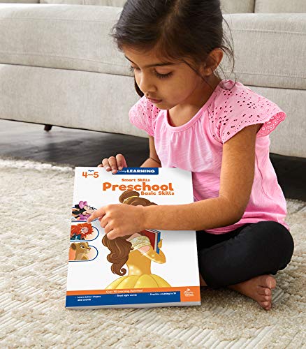 Disney Learning Preschool Basic Skills Workbook--Handwriting, Letter Recognition, Counting, Language Arts and Math Practice for Ages 4-5, Smart Skills Series (64 pgs) - Image 8