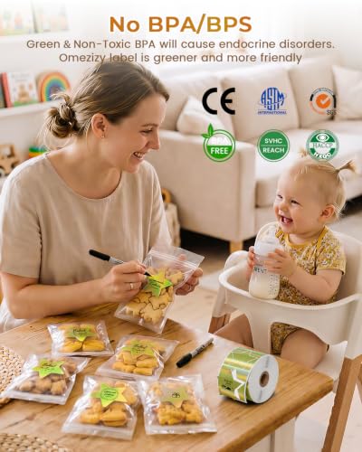 Image of Phomemo 3 inch Golden Star Thermal Labels, 200Pcs