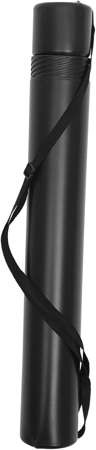 Extendable Telescoping Poster Tube for Storage and Transport for Artwork and Documents Plastic Design for Mailing and Style