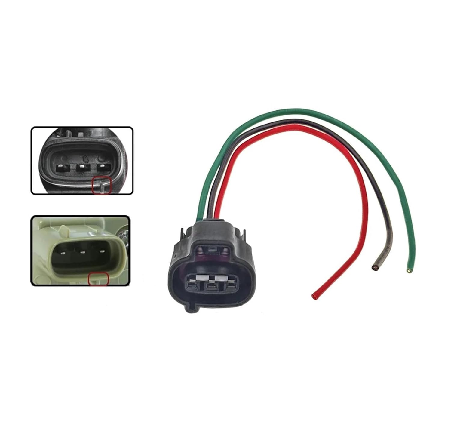 Connector 3 pin idle Speed Control IAC Valve Wiring Harness 22270-0D030 22270-75050 16022-PWA-G01(8 pcs)