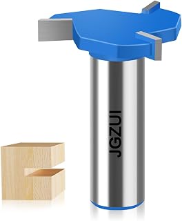 Three-Blade Slot Cutter Router Bit, ''T'' Type Slotting Bit , Slot Router Bit Set,1/2" Shank,Cutting Height 13/64", Slotting Knife for Woodworking