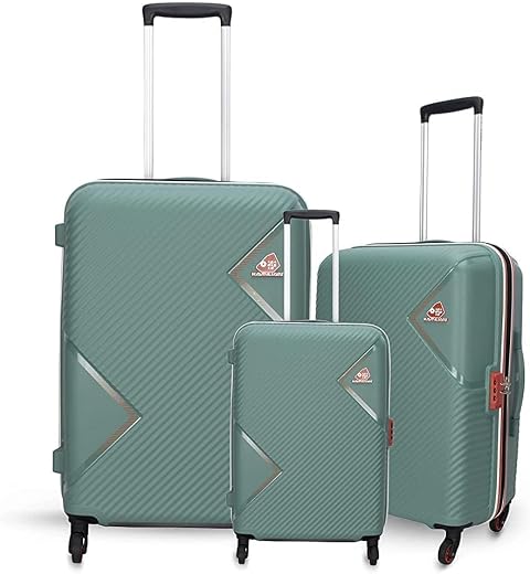 American Tourister Kamiliant Set of 3 Trolley Bags 55 Cm, 68 Cm and 79 Cm Small, Medium and Large Hard-Sided Polypropylene...