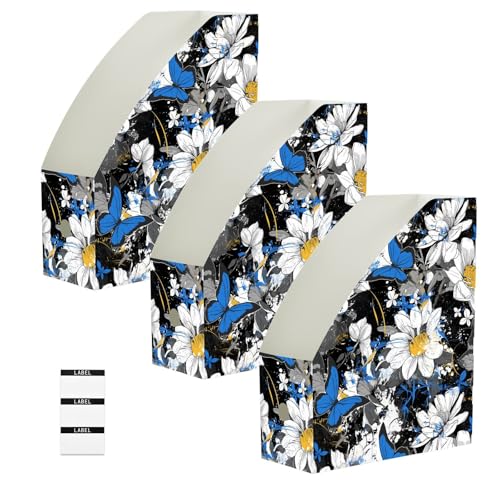 Rangement magazine pliable lot de 3 pour en finir avec le désordre