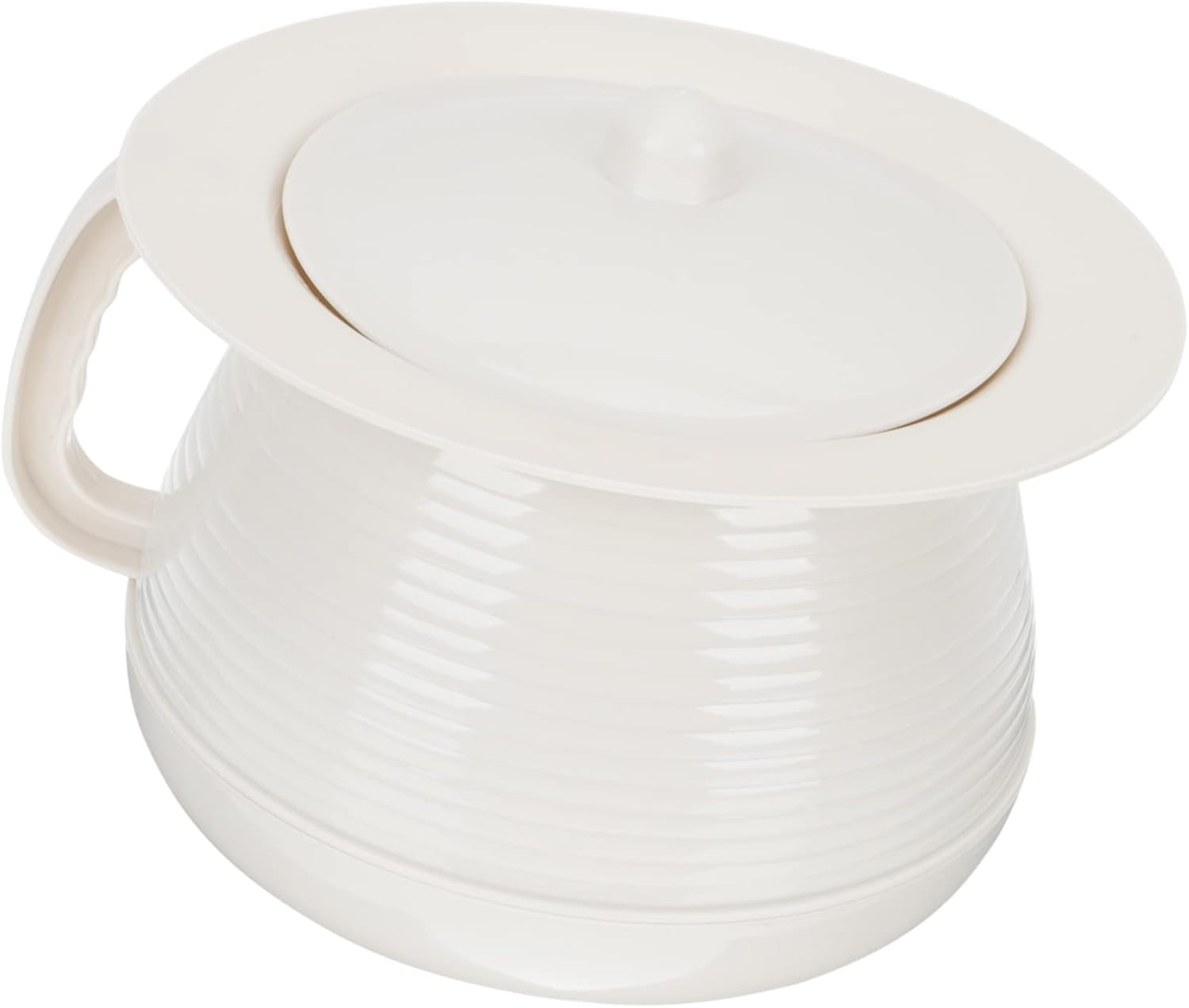 Zerodeko Orinal Tapa Inodoro Escupidera Urinario Dormitorio Orina PIS para Cámara Adultos Ollas con Hogar Plástico Orinal Botella Niños Jarra Cabecera Unisex Noche Portátil Lavabo