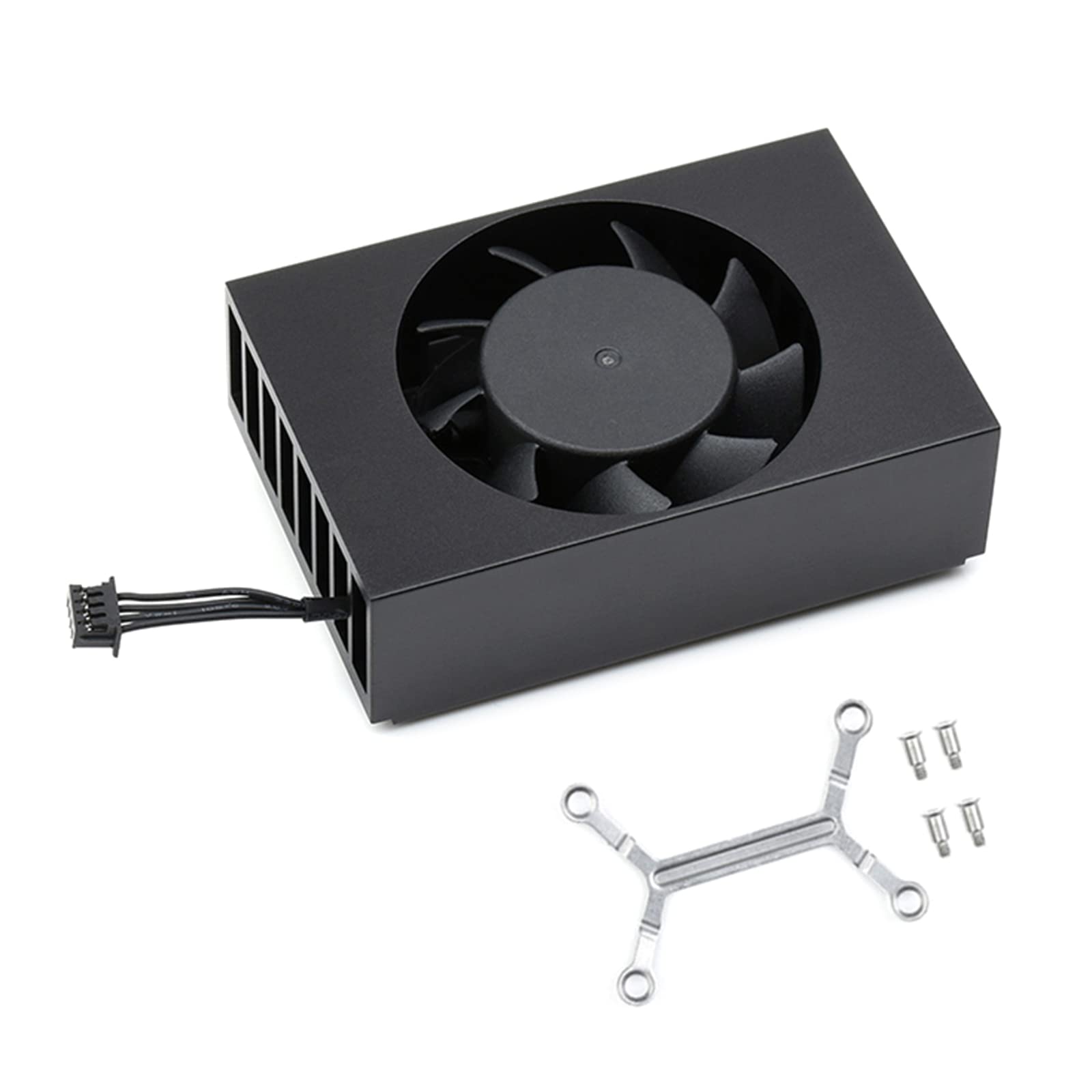 Dissipatore di calore della lega di alluminio per DC 5V per il ventilatore regolabile della velocità di NX con il Brack elastico