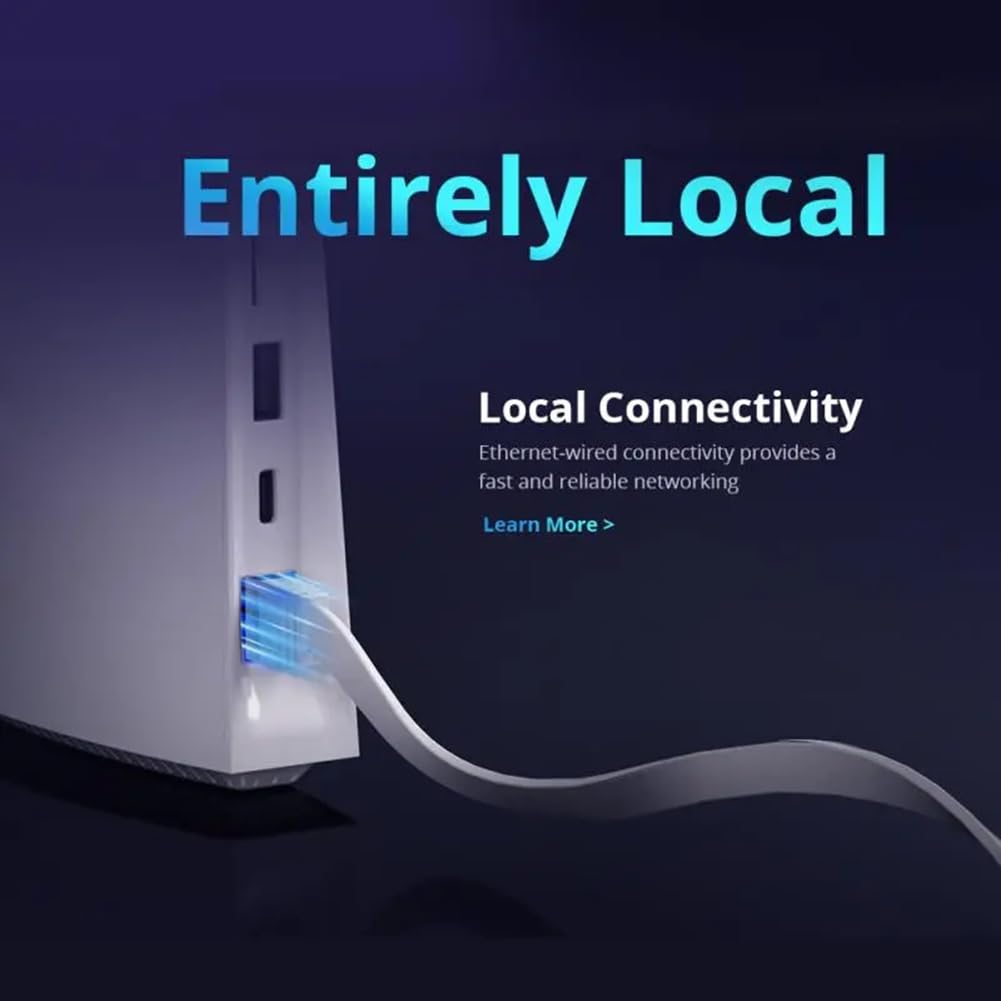 IHost Smart Home Hub AIBridge Zigbee 3.0 Gateway Matter Servidor Local Privado para Dispositivos Wi-Fi LAN Abierta (4 GB)