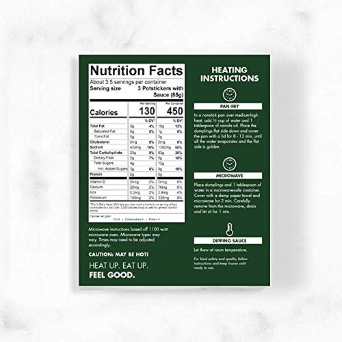 Feel Good Foods Potstickers, Vegetable, 10 Ounce - Thumbnail 2