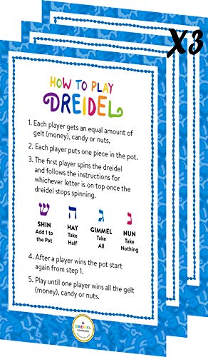 The-Dreidel-Company-Hanukkah-Dreidels-Multicolor-Plastic-Chanuka-Dreidels-with-English-Transliteration-Includes-Dreidel-Game-Instruction-Cards-30-Pack