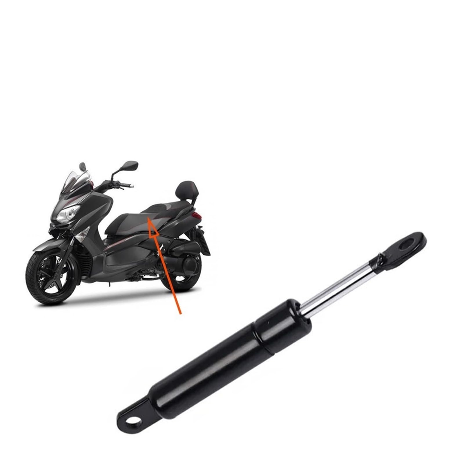 Accesorios for Motocicletas Soporte de elevación de Brazos de puntales de Asiento Amortiguador hidráulico Compatible con XMAX250 XMAX125 Xmax 125 X-MAX 250