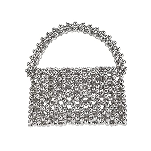 Image of YUSHINY Candy Color Acrylic Beaded Hollow Handbag Evening Clutch Triangle Bags for Wedding Party | Acrylic