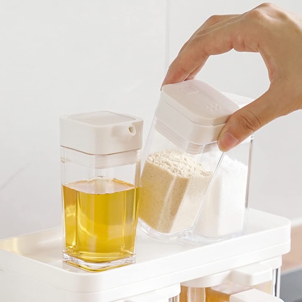WDX Grillpulver für Kreuzkümmel, Pfeffer, Gewürzgläser, für den Haushalt, kleine Unterverpackung, Gewürzflasche sortieren