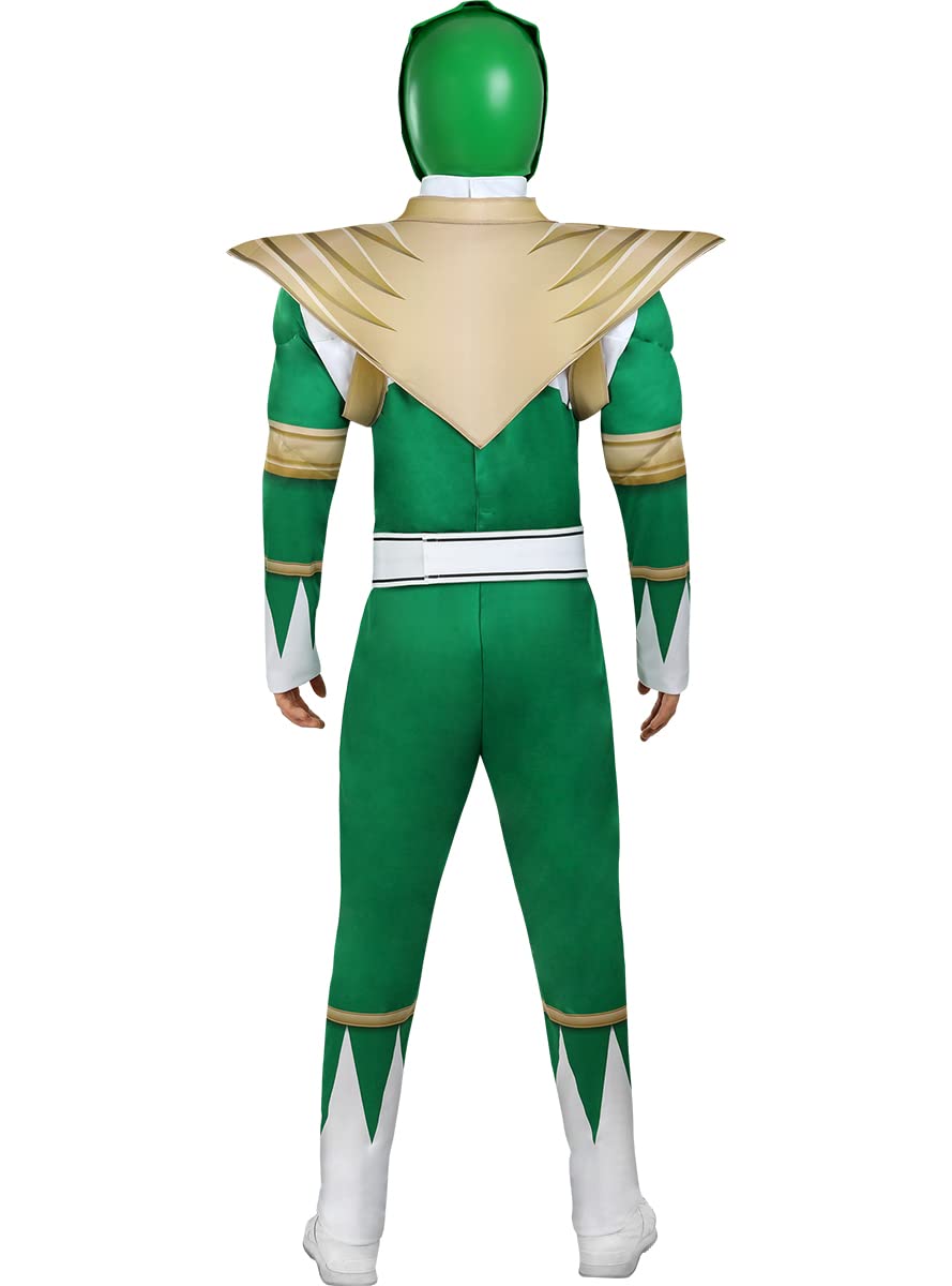 Funidelia Casco Power Ranger Verde per Uomo. Accessori per Costumi per Adulto
