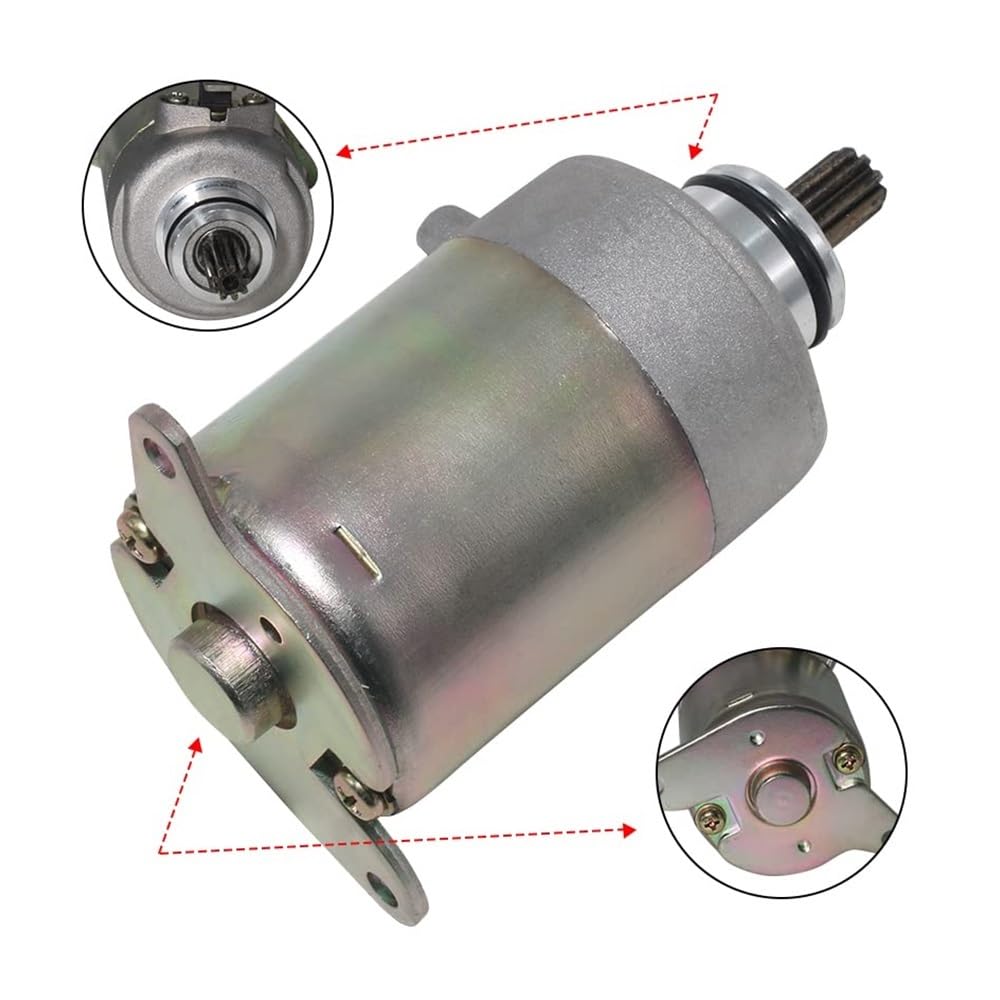 Motorino di avviamento moto adatto for Super 8 125 4T 125 : 31200-KUDU-C00 31210-GFY6-200 31210-KEBE-900