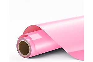 HTVRONT Pink Permanent Vinyl Rolls for Cricut, Silhouette, Cameo (12" x 11 FT)