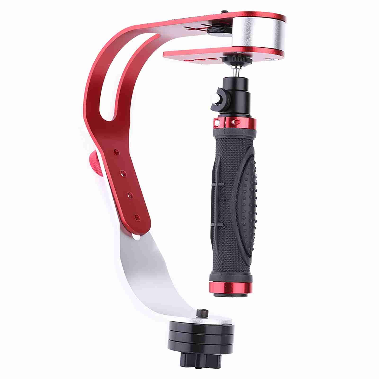 Supporto per Stabilizzatore Video Portatile per Fotocamere DSLR con Impugnatura Comoda e capacità di Peso di 2,1 Libbre Perfetto per i Cineasti Lega di Alluminio
