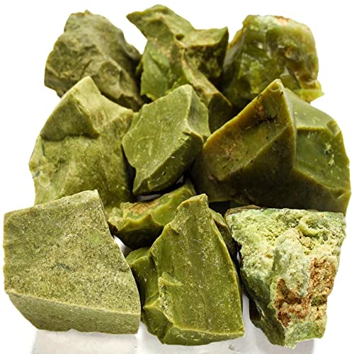 KALIFANOKALIFANO Rough with Healing & Calming Effects - AAA Grade High Energy Raw with Information Card - Reiki Crystal Used for Stress Relief and Tranquility (Family Owned and Operated)