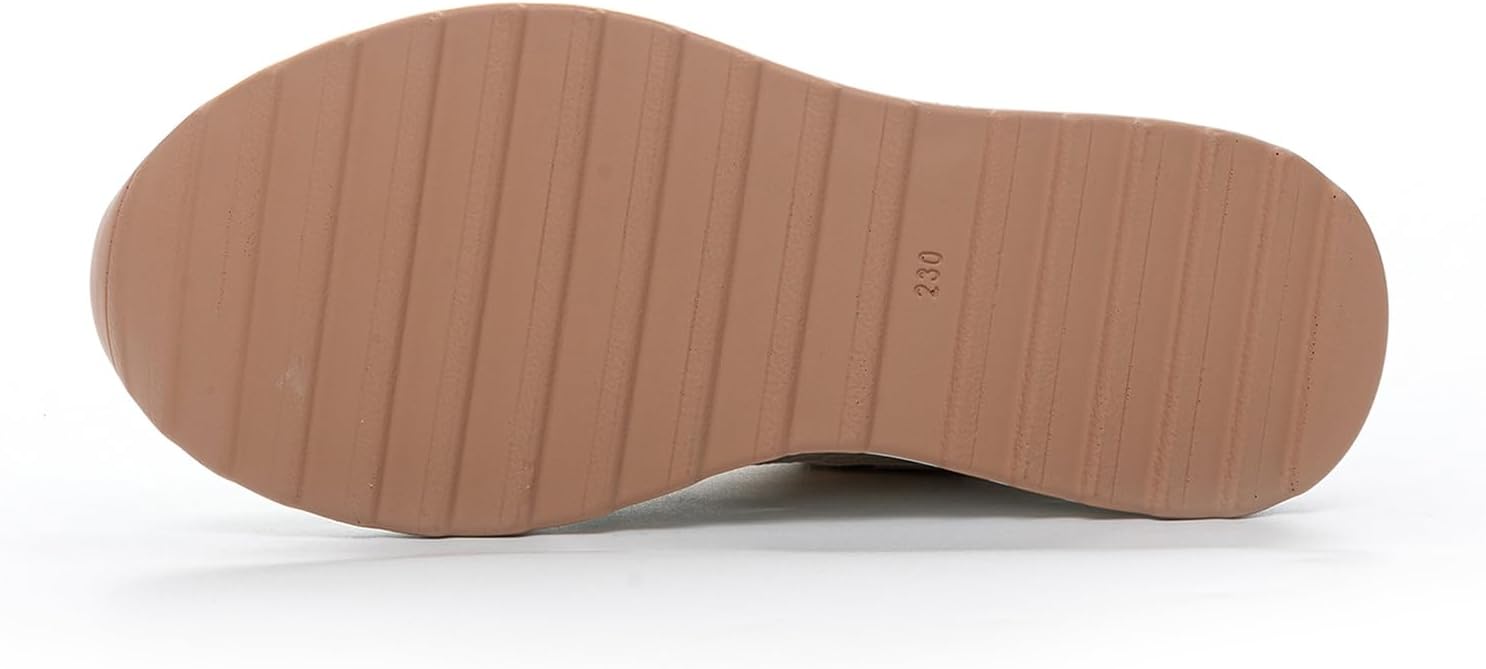 High Platform Sneakers for Women Hidden Heel Wedge Sneakers Dressy Fashion Wedge Tennis Shoes Increasing 3.94 inches - Image 6