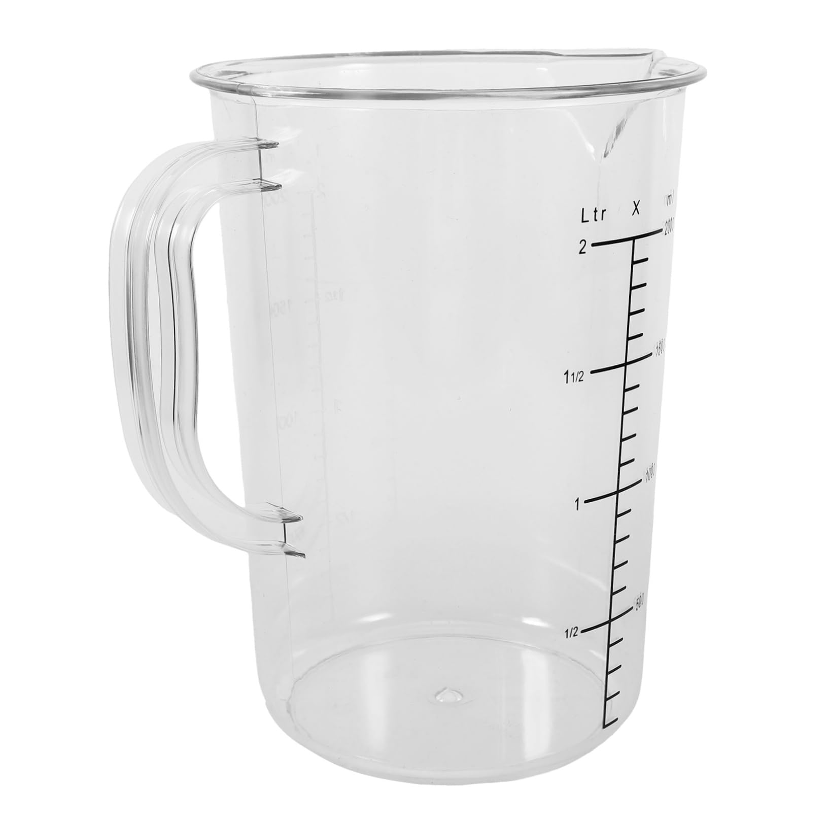 ULTECHNOVO 2piezas Taza Medidora De Líquidos De Gran Capacidad Con Asa Jarra Medidora De Alimentos Para Cocina y Repostería Fácil De Leer y Limpiar