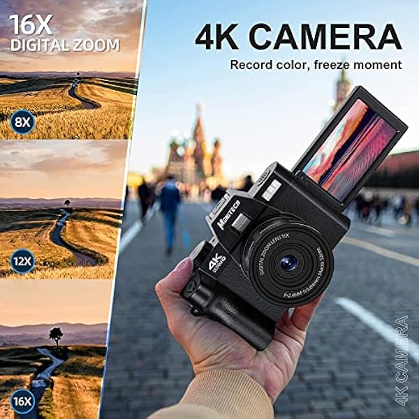 Monitech Fotocamera digitale per fotografia e video