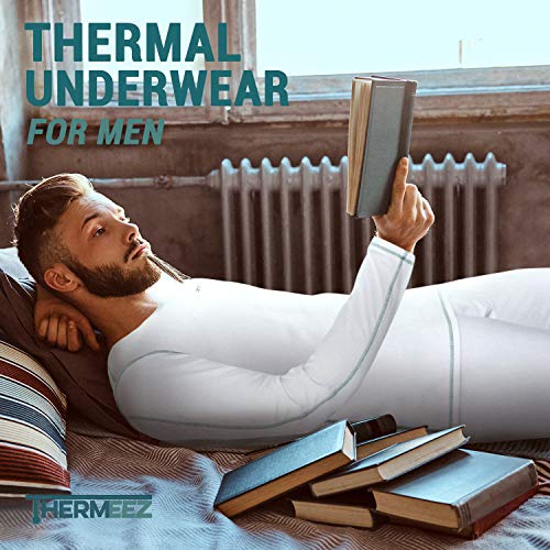 Thermal Underwear for Men (Thermal Long Johns) Sleeve Shirt & Pants Set, Base Layer w/Leggings Bottoms Ski/Extreme Cold…4