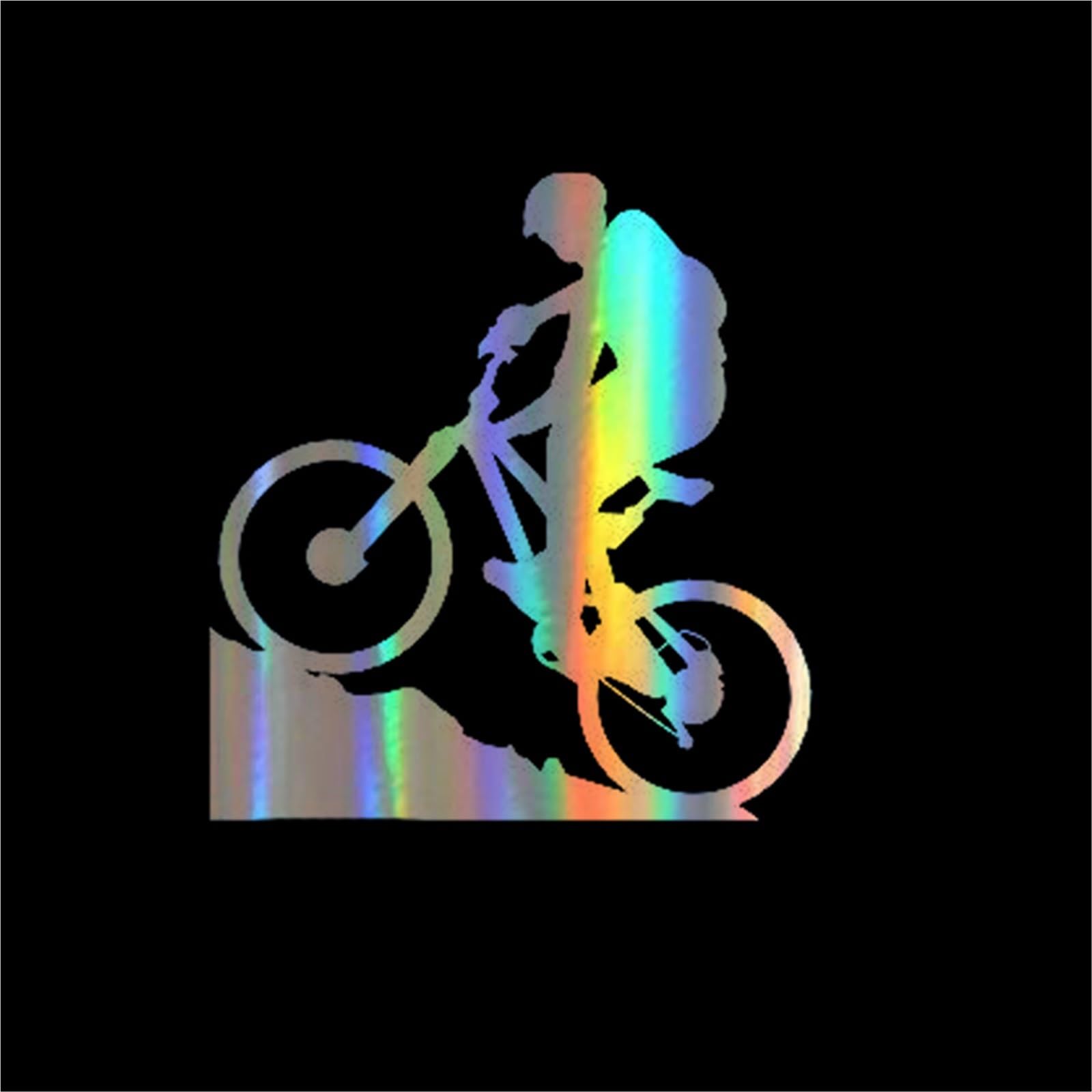 HAfgDJ Motorcycle Car Sticker 10.9CM*11.8CM Mountain Biking Extreme Sports Bicycle Boy Sticker Funny Stickers and Decals