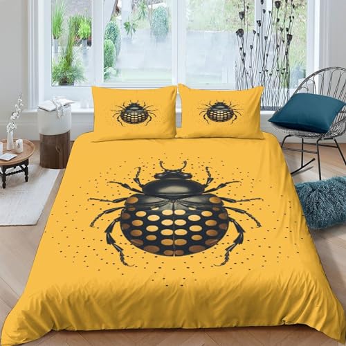 Housse de couette 3D abeilles finie la transpiration nocturne avec cette parure douce - 2