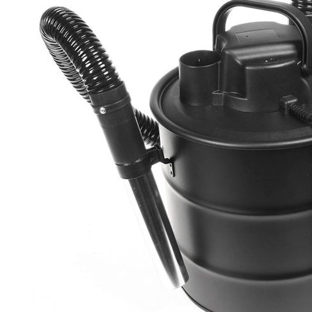 BAKAJI Aspiracenere Professionale con Filtro HEPA, Aspirapolvere per Cenere Elettrico Potenza 1000 Watt, Aspiratutto Capacità 18 Litri, Doppio Isolamento, Mangiacenere per Camino