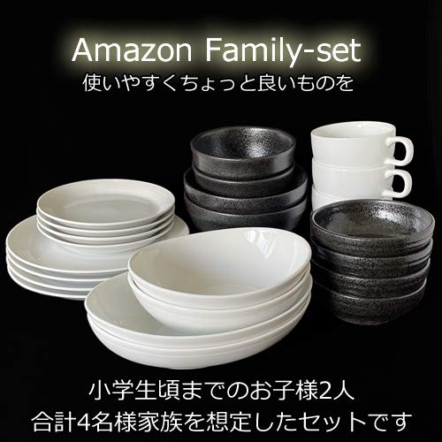  食器セット 4枚 Amazon.co.jp: 【ファミリーセット】 amazon family-set 日本製