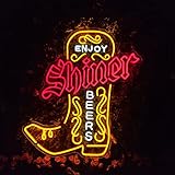 Shiner Neon Sign Boot Enjoy Beer Neon Light Size 30 * 27' For Wall Decor For Bar Beer Store,Party,Home Decorations,Accept Custom Wholesale INSNEnN
