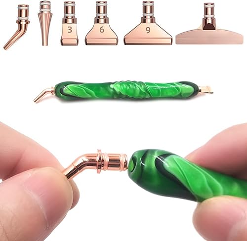 Miniatura 3 de FineGood Kit de 31 piezas de herramientas de pintura de arte de diamante, accesorios de bolígrafo de pintura de arte de diamante, bolígrafos