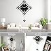 SIN&MI Modern Wall Clock with Stylish Pendulum, Minimalist Metal Wall Decor, Luxury Large Wall Clocks Battery Operated for Living Room, Entryway, Bedroom, Dining Room,16.2 * 26 Inch